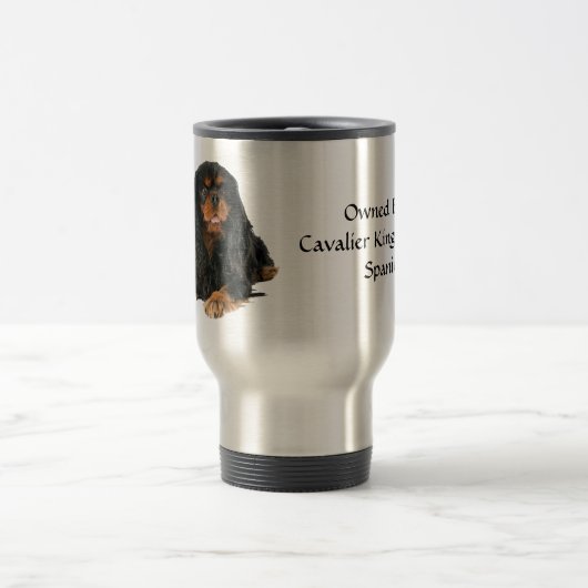 Cavalier King Charles Spaniel Dog Reisbeker (Center)