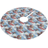 Cavalier King Charles Spaniel Dog Sledge Kerstmis Kerstboom Rok (Gekanteld)