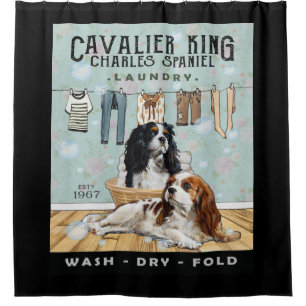 Cavalier King Charles Spaniel Douchegordijn