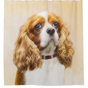 Cavalier King Charles Spaniel Douchegordijn