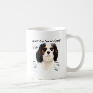 Cavalier King Charles Spaniel (driekleur) Geschied Koffiemok