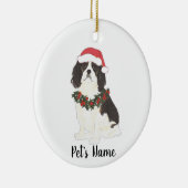 Cavalier King Charles Spaniel (driekleurig) Keramisch Ornament (Rechts)