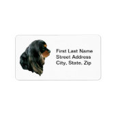 Cavalier King Charles Spaniel Etiket (Voorkant)