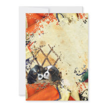 Cavalier King Charles Spaniel Flat Carte de remerc