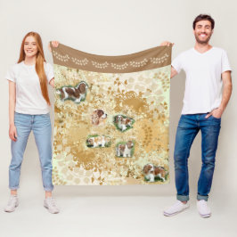 Cavalier King Charles Spaniel Fleece Blanket