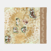 Cavalier King Charles Spaniel Fleece Blanket Deken (Voorkant (Horizontaal))