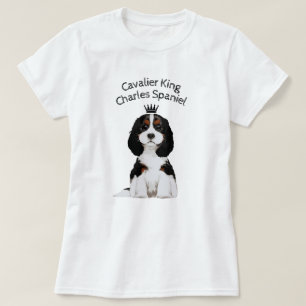 Cavalier King Charles Spaniel geïllustreerd T-Shi T-shirt