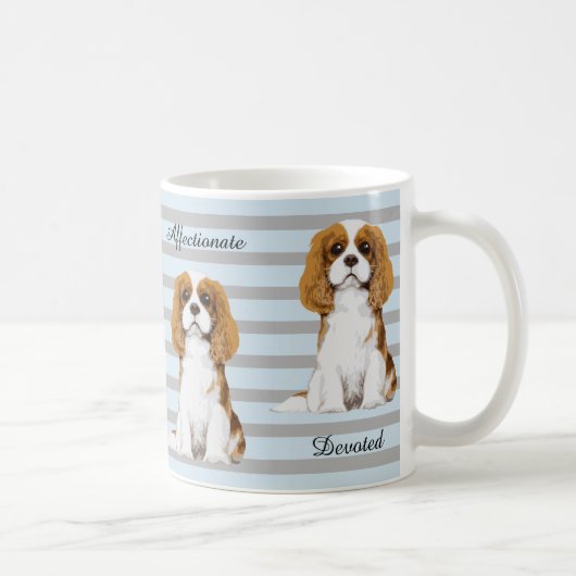Cavalier King Charles Spaniel geïllustreerde Mok (Rechts)
