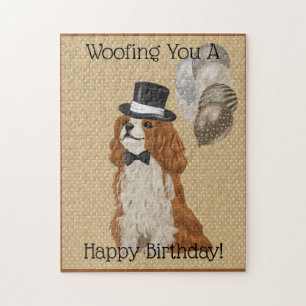 Cavalier King Charles Spaniel Gentleman Birthday Legpuzzel