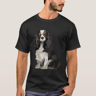 Cavalier King Charles Spaniel Gifts Dog Pop Art Fo T-shirt