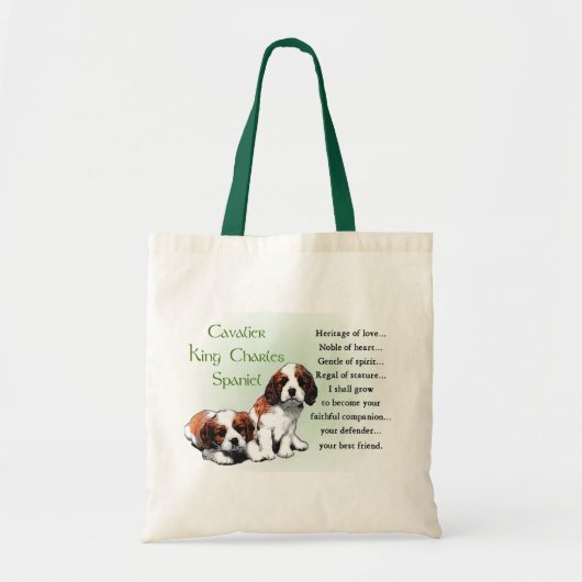 Cavalier King Charles Spaniel Gifts Tote Bag (Voorkant)