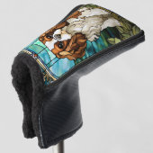 Cavalier King Charles Spaniel Golf Head Hoesje Golfheadcover (3/4 voorkant)