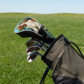 Cavalier King Charles Spaniel Golf Head Hoesje Golfheadcover (Insitu)