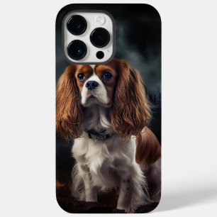 Cavalier King Charles Spaniel Halloween Griezelen Case-Mate iPhone 14 Pro Max Hoesje