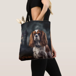 Cavalier King Charles Spaniel Halloween Griezelen Draagtas