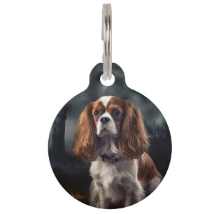 Cavalier King Charles Spaniel Halloween Griezelen Huisdierpenning
