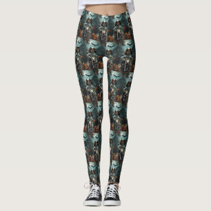Cavalier King Charles Spaniel Halloween Griezelen Leggings