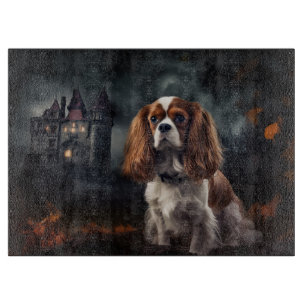Cavalier King Charles Spaniel Halloween Griezelen Snijplank