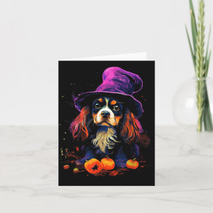 Cavalier King Charles Spaniel Halloween hondenwand Kaart