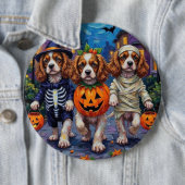 Cavalier King Charles Spaniel Halloween kostuums Ronde Button 6,0 Cm (In situ)