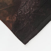 Cavalier King Charles Spaniel Halloween Scary Fleece Deken (Hoek)