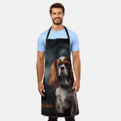 Cavalier King Charles Spaniel Halloween Scary Schort (Gedragen)