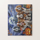 Cavalier King Charles Spaniel Halloween Spooky Legpuzzel (Verticaal)