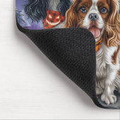 Cavalier King Charles Spaniel Halloween Spooky Muismat (Hoek)