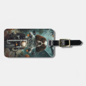 Cavalier King Charles Spaniel Halloween Verschrikk Bagagelabel (Voorkant horizontaal)