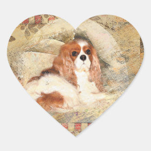 Cavalier King Charles Spaniel Hart Sticker