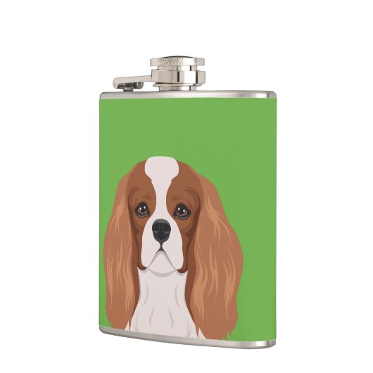 Cavalier King Charles Spaniel Heupfles (Links)