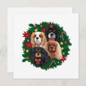 Cavalier King Charles Spaniel Holiday Kaarten (Voorkant / Achterkant)
