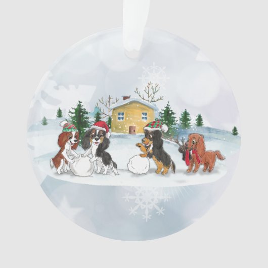 Cavalier King Charles Spaniel Holiday Ornaments Ornament (voorkant)