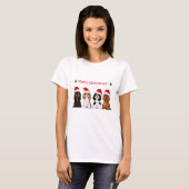 Cavalier King Charles Spaniel Holiday T-Shirt (Voorkant volledig)