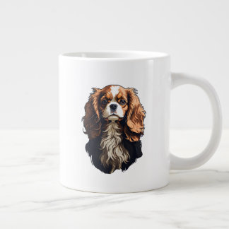 Cavalier King Charles spaniel hond Extra Grote Beker