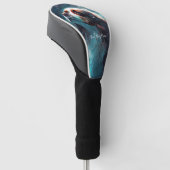 Cavalier King Charles Spaniel hond zwemmen in wate Golfheadcover (Schuin)