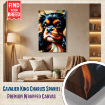 Cavalier King Charles Spaniel Honden Acrylprint