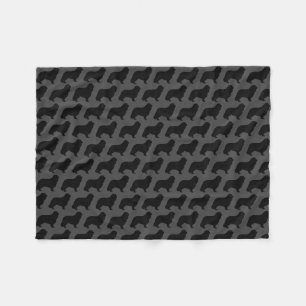 Cavalier King Charles Spaniel Honden Silhouetten Fleece Deken