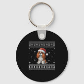Cavalier King Charles Spaniel Hondenliefhebbers Ug Sleutelhanger (Voorkant)
