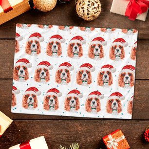 Cavalier King Charles Spaniel hondenras Kerstmis Fleece Deken