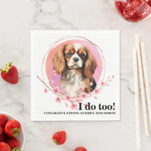Cavalier King Charles Spaniel Ik Doe Te Trouw Servet