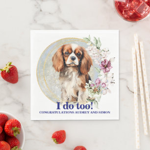 Cavalier King Charles Spaniel Ik Doe Te Trouwen Servet