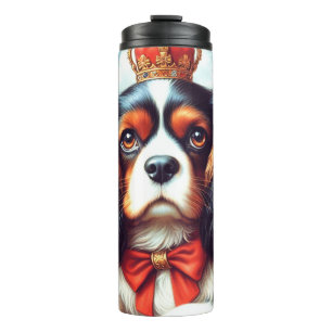 Cavalier King Charles Spaniel Illustratie Thermosbeker