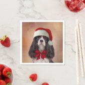 Cavalier King Charles Spaniel in het rode pet van Servet (Insitu)