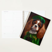 Cavalier King Charles Spaniel in St. Patrick's Day (Devant avec enveloppe)
