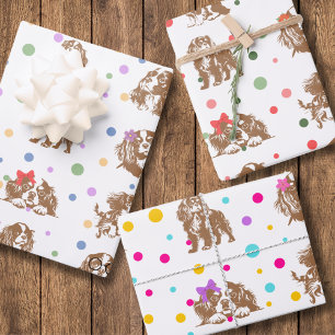 Cavalier King Charles Spaniel Inpakpapier Vel