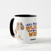 Cavalier King Charles Spaniel Je maakt mijn staart Mok (Voorkant links)
