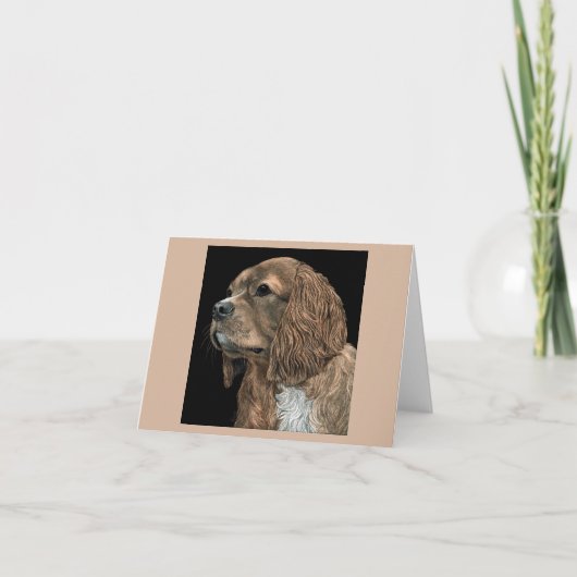 Cavalier King Charles Spaniel Kaart - Rosie (Voorkant)