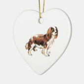 Cavalier King Charles Spaniel Keramisch Ornament (Links)