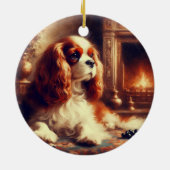 Cavalier King Charles Spaniel Keramisch Ornament (Achterkant)